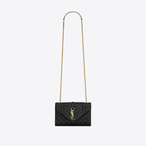 YSL Envelope Small Bag - Black