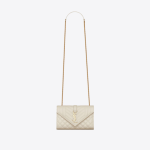 YSL Envelope Small Bag - Blanc Vintage